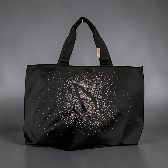 Victoria Secret Signature Rhinestone Tote - Picture 1 of 16